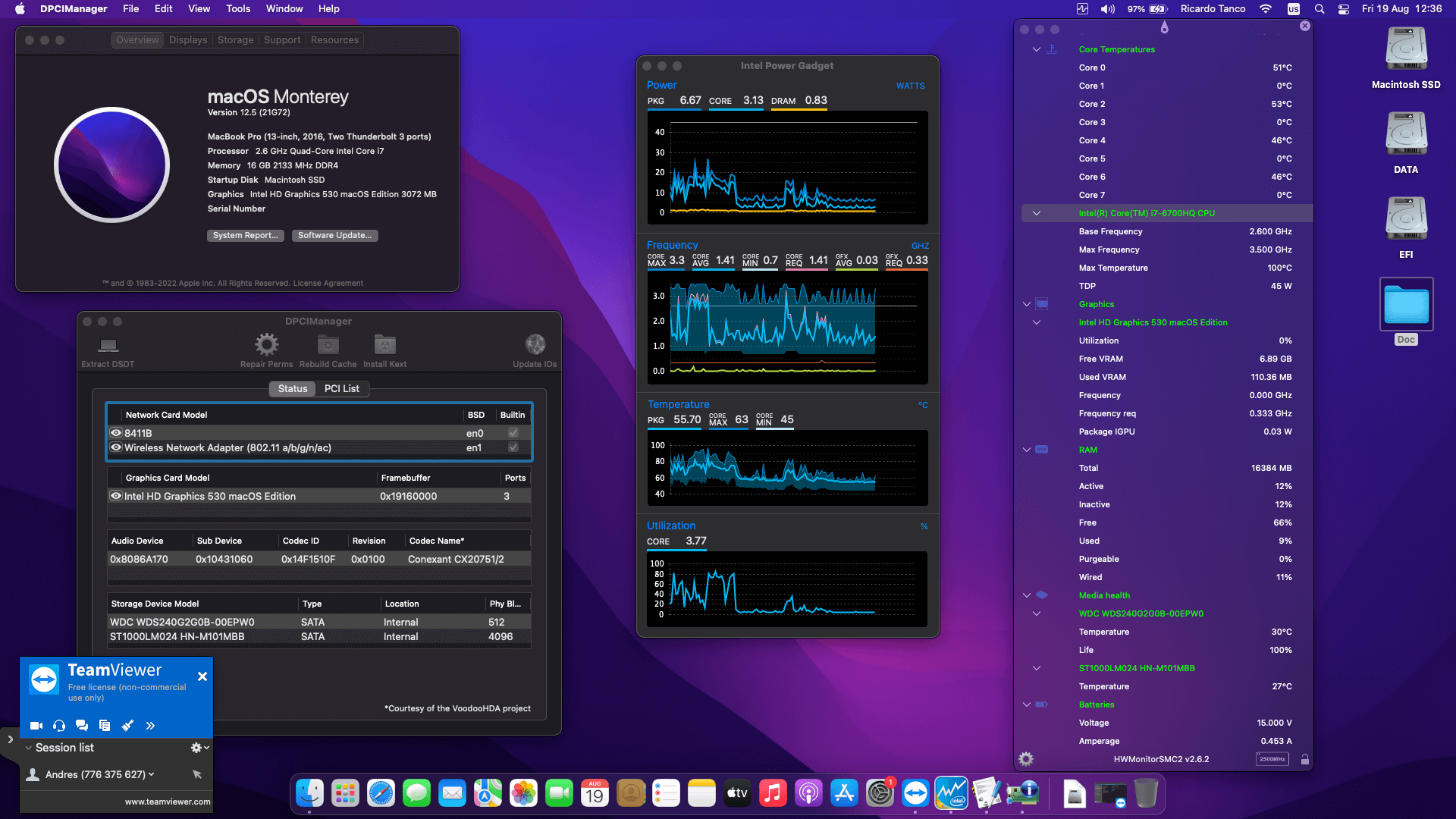 Asus ROG GL552VX CN228T [SkyLake   Intel HD 530 + I2C]   OpenCore 1